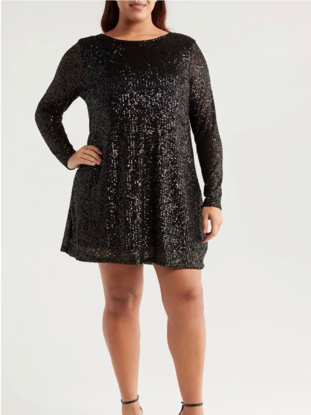 Women's Black and Grey Dress